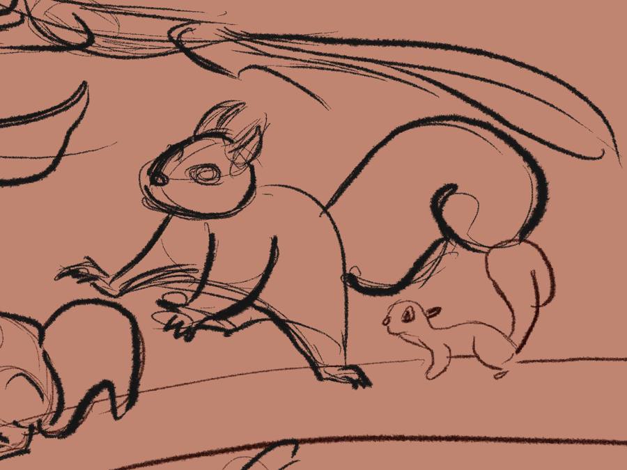 Squirrel gesture